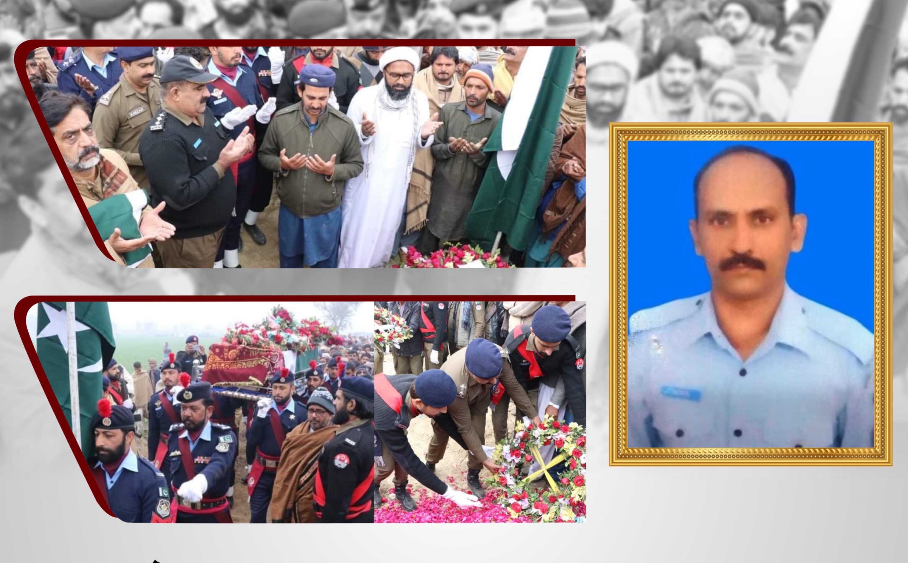 تشییع پیکر یک شهید شیعه در پاکستان