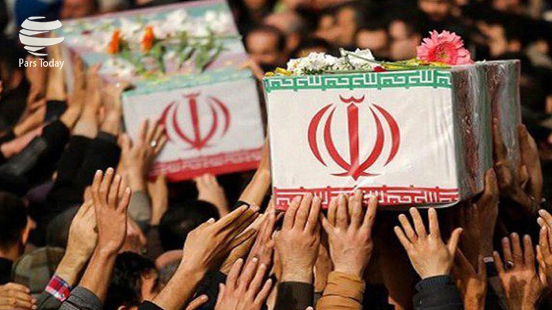 Pemakaman Jenazah Syuhada Tak Dikenal di Seluruh Iran