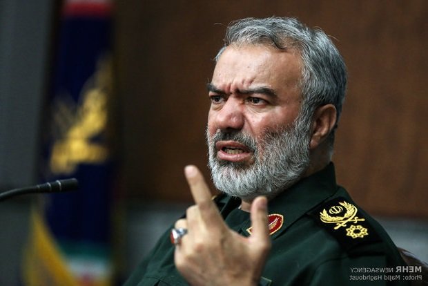 العميد فدوي يؤكد ان امريكا وحلفاؤها فشلوا في كل مؤامراتهم ضد الثورة الاسلامية