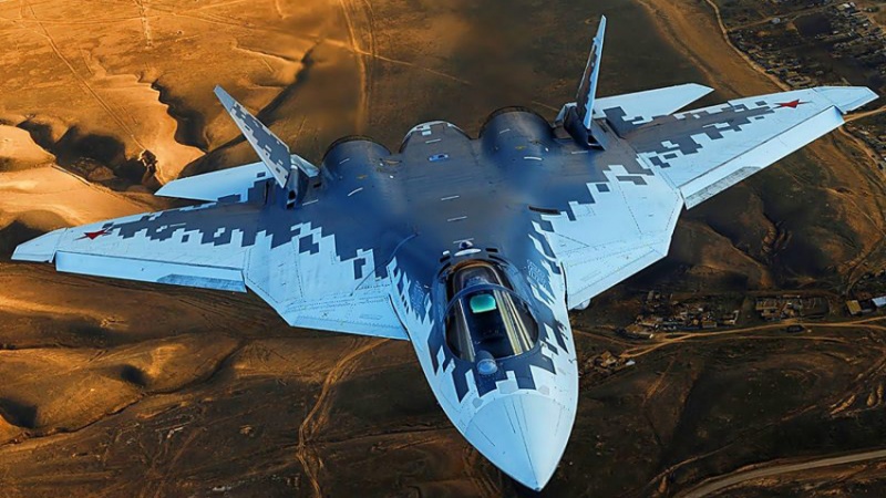 AU Rusia Kini Diperkuat Jet-Jet Tempur Anti-Radar Su-57