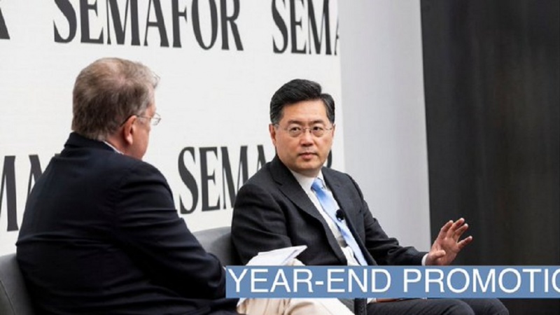 秦刚接替王毅出任中国外交部部长