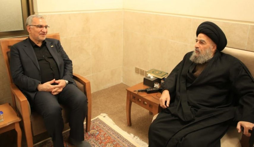 آية الله المدرّسي يستقبل وزير الصحة الإيراني بمكتبه في كربلاء المقدسة
