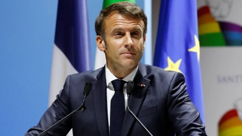 Macron'dan 2023'te dünya ekonomik durgunluğu uyarısı
