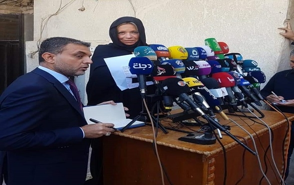 بلاسخارت تكشف تفاصيل لقائها بالسيستاني في النجف الاشرف