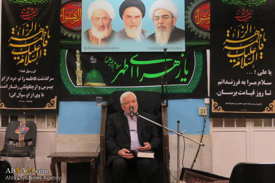 گزارش تصویری/ مراسم عزاداری ایام فاطمیه در بیت آیت‌الله فاضل لنکرانی 