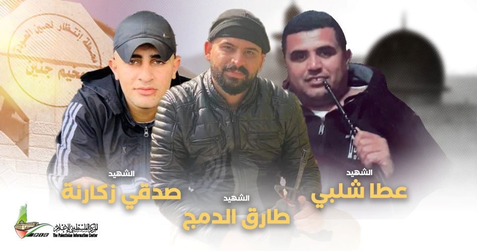  Israeli terrorist forces kill three Palestinians during raid on Jenin refugee camp 