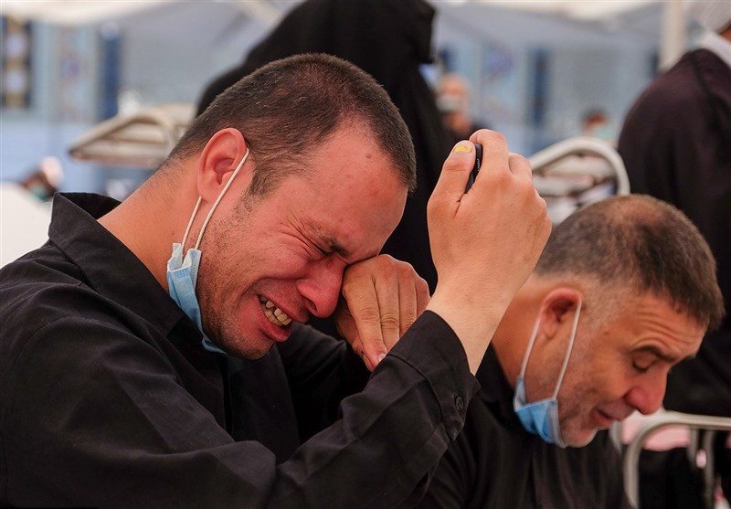 Фоторепортаж/ Слепые паломники посещают усыпальницу Имама Резы(мир ему)