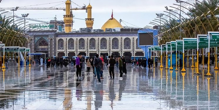 Видео/Дождь в Бейн аль Харамейне в Кербеле