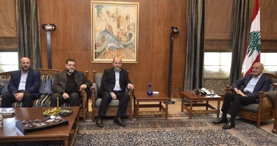 Hamas delegation meets Lebanese speaker Nabih Berri