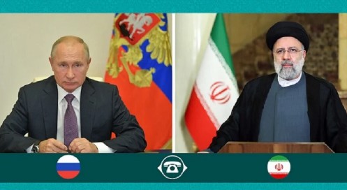 Reîsî di hevpeyvîna xwe û Pûtîn de: Pêşwaziya daxwaza Rûsyayê ya ji bo xurtkirina hevkariya aborî kir
