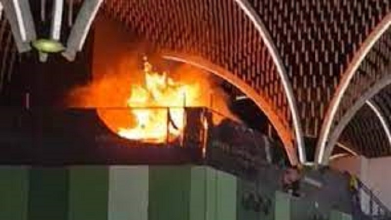 ئاگرکەوتنەوە لە فڕۆکەخانەی نێودەوڵەتیی بەغدا