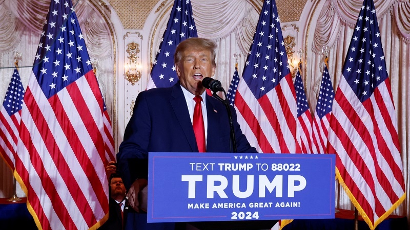 Donald Trump atangaza nia yake ya kugombea urais katika uchaguzi ujao 2024
