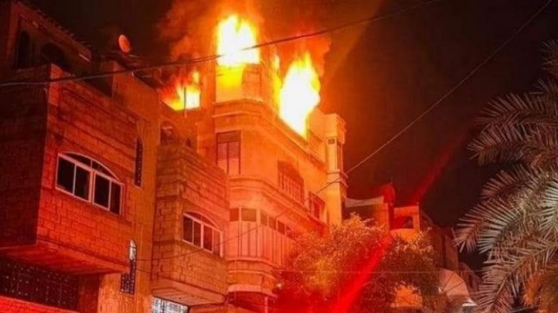 Gazze'de apartman yangını: 21 ölü