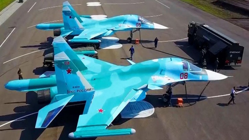 Rusia Terjunkan Jet Pembunuh Su-34 Generasi Baru ke Ukraina
