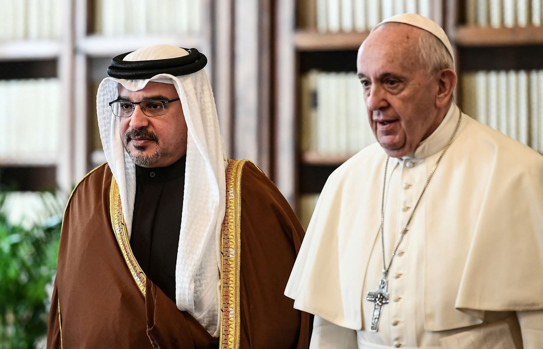  Pope in a visit to Bahrain calls increase to boost Human Rights concerns