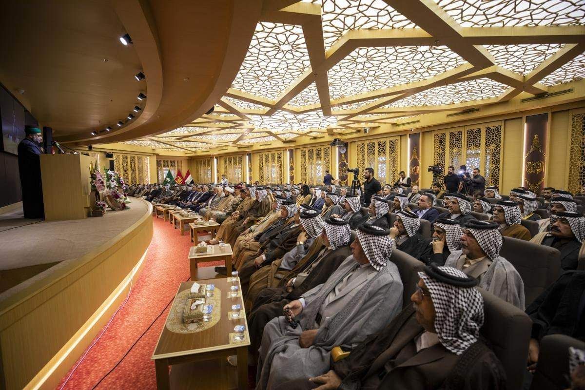 اقامة المؤتمر العشائري الأول وتحت شعار (وحدة الصف والعمل وفق توجيهات المرجعية الرشيدة) في كربلاء 