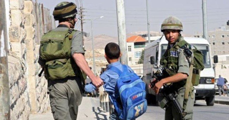 Israeli terrorist forces arrested 750 Palestinian kids in about 11 months