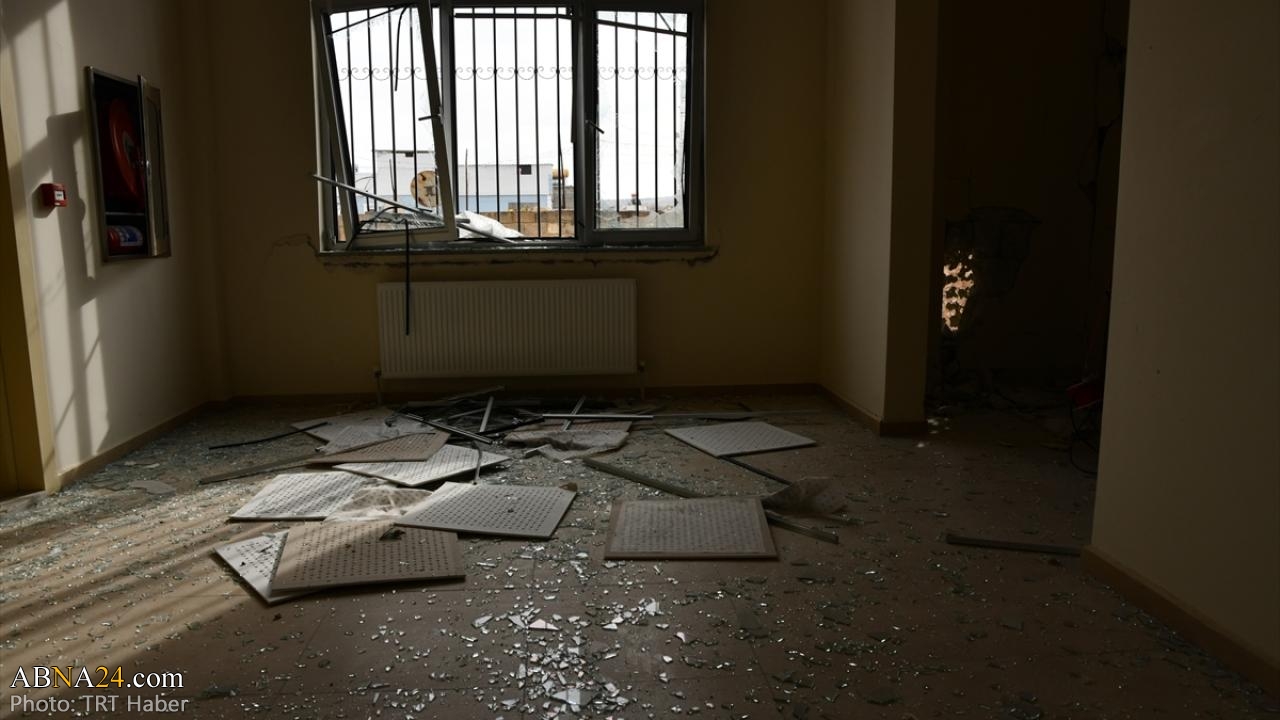 Фоторепортаж/Ракетный обстрел силами РПК района «Каркамеш» в Турции