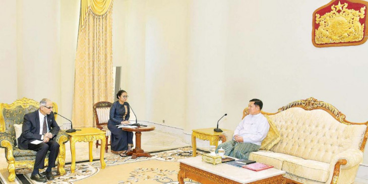 အာဆီယံ လက်မခံသည့် မြန်မာစစ်ခေါင်းဆောင်ကို အိန္ဒိယကသွားရောက်တွေ့ဆုံ ဆွေးနွေး