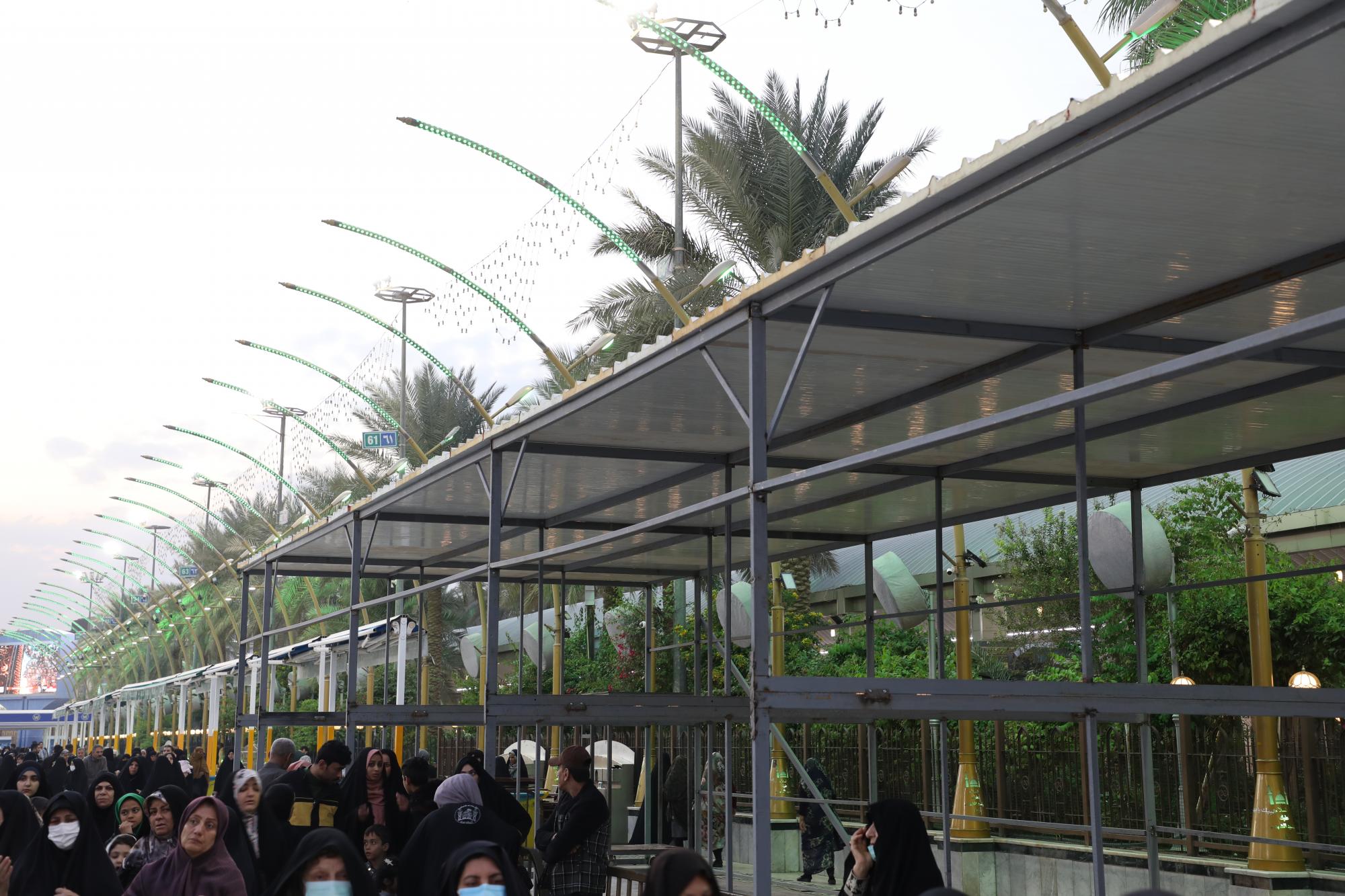 Department of Hussaini Rituals starts erecting Fatimi Panorama exhibition in Bain al-Haramain