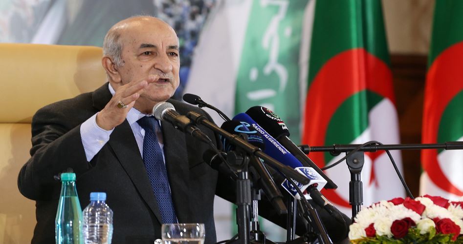 Algerian president affirms his country’s staunch support for Palestine