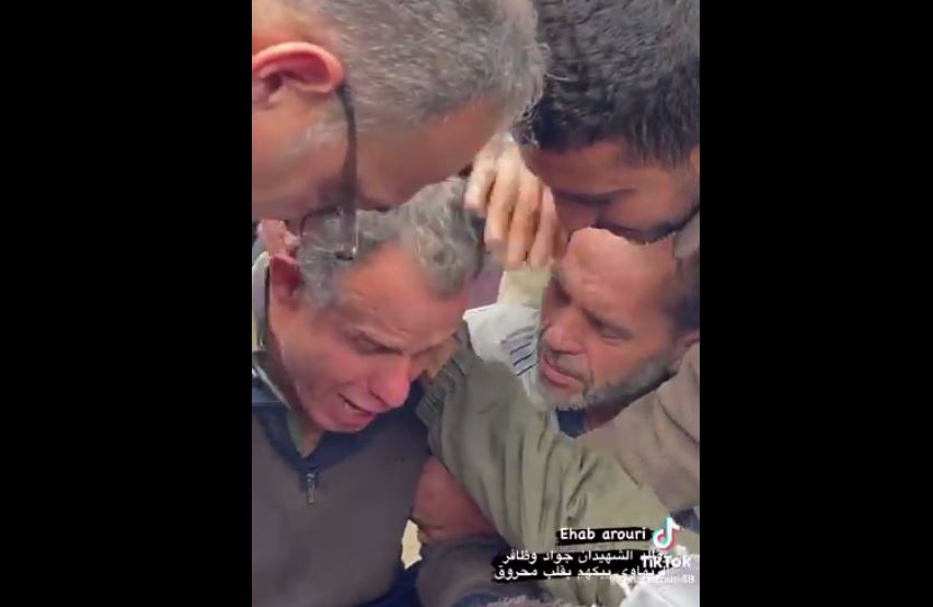 Video - Father of 2 Palestinian martyrs: Thanks to Allah
