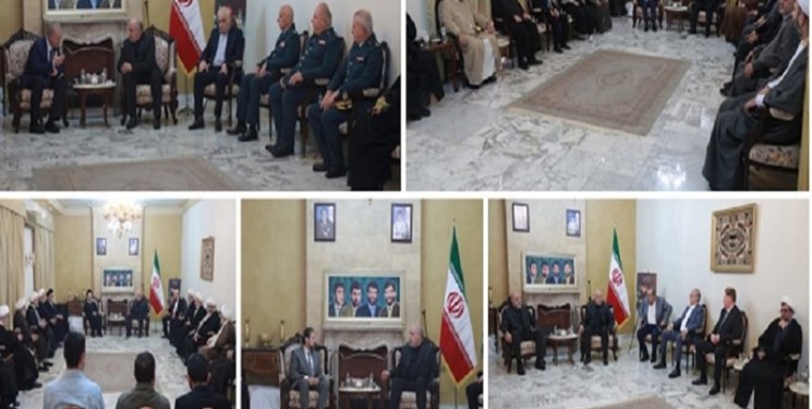 شخصيات لبنانية زارت السفارة الايرانية معزية بضحايا تفجير شيراز الارهابي