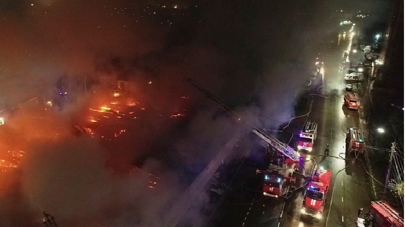 Rusya'da kafe yangını: 13 ölü