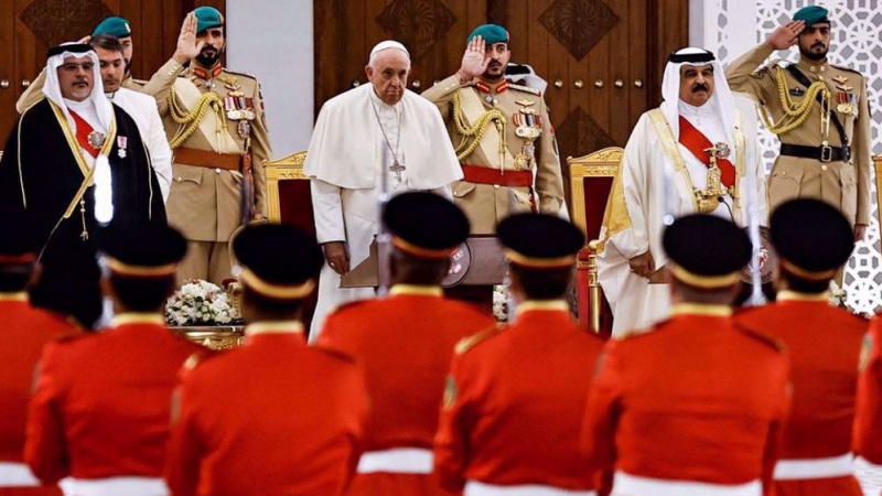 Bahrain's opposition group: Al-Khalifa regime exploiting Pope’s visit to cover up its crimes