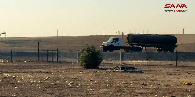 US terrorist forces steals 43 oil tankers from Syrian oil fields into Iraq