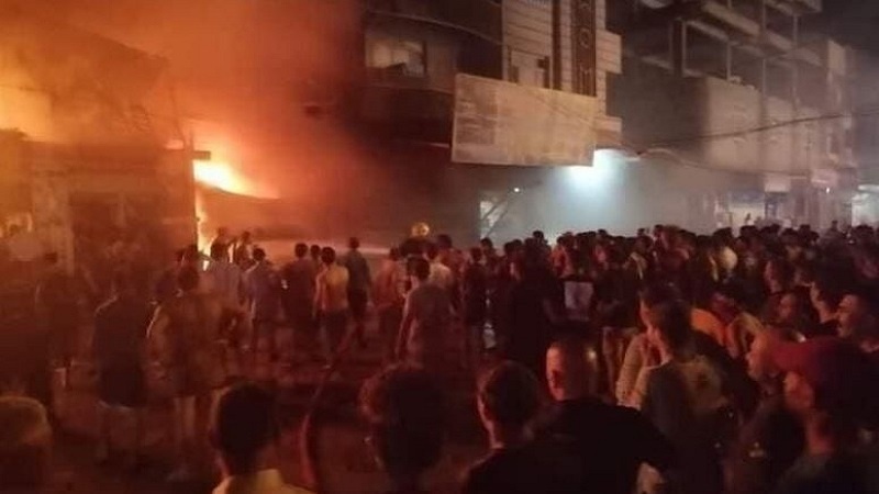 ئاگرکەوتنەوەکەی بەغدا و بێ سەروشوێن بوونی دە کەس