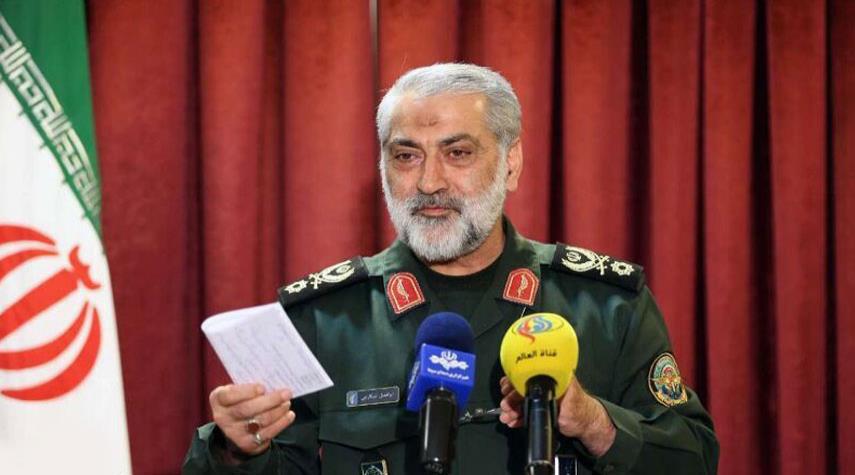 مسؤول عسكري: الشعب الايراني صفع أميركا وبريطانيا مرارا