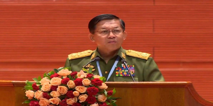  အန်စီအေစာချုပ်အတိုင်း လျှောက်လှမ်းမှ နိုင်ငံအေးချမ်းမည်ဟု အာဏာသိမ်းစစ်ခေါင်းဆောင် ပြော