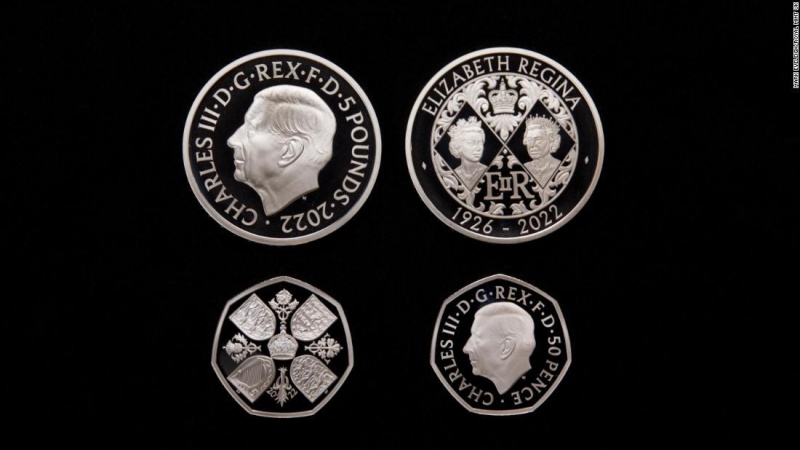 英造幣局、新硬貨のチャールズ国王の肖像画を公開