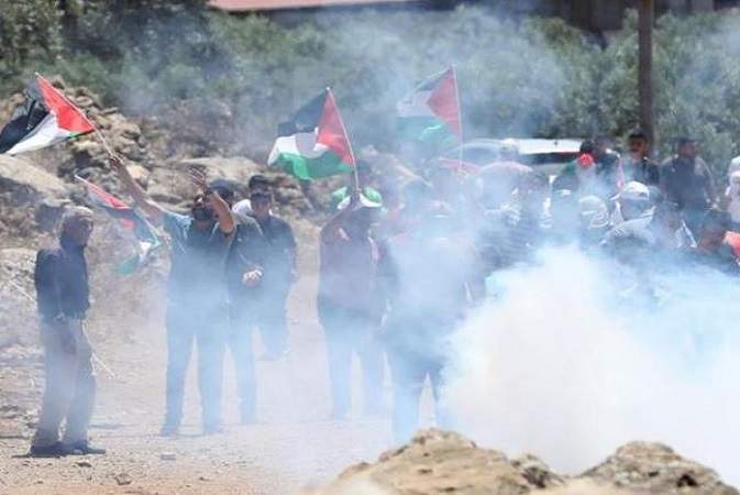  إصابة عشرات الفلسطينيين جراء قمع العدو الإسرائيلي مسيرات بالضفة الغربية