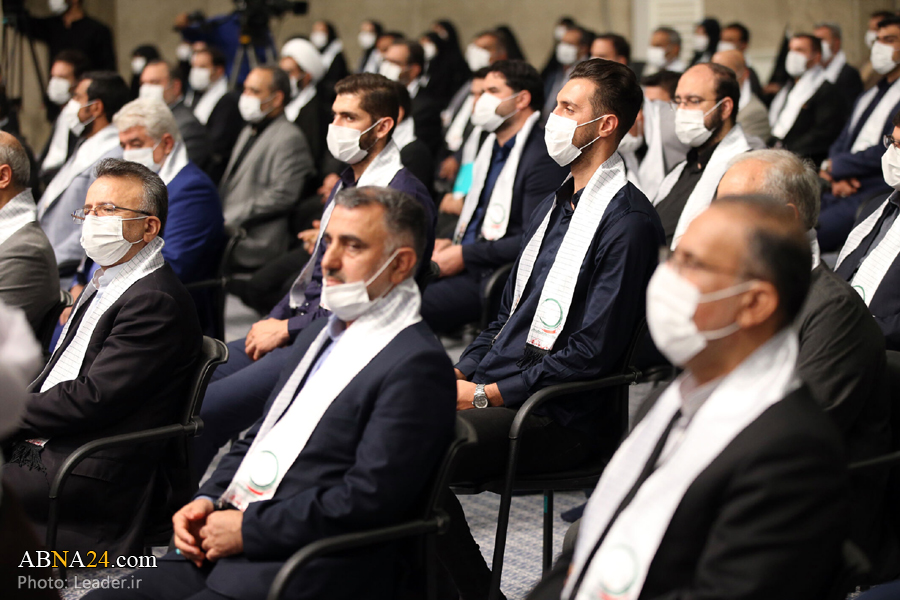 Встреча организаторов Конгресса мучеников из числа спортсменов с лидером Исламской революции