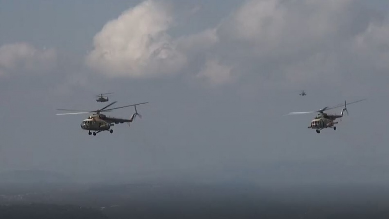 Военные учения в Сирии с участием российских войск