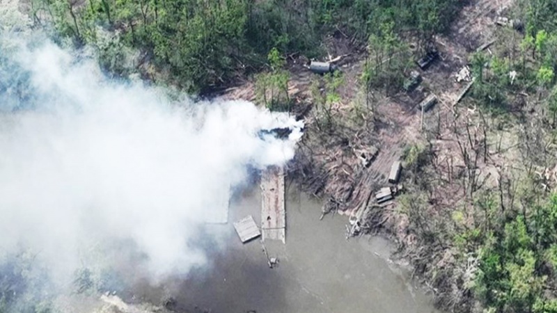 Rusia Hancurkan Dua Jembatan Apung Militer Ukraina