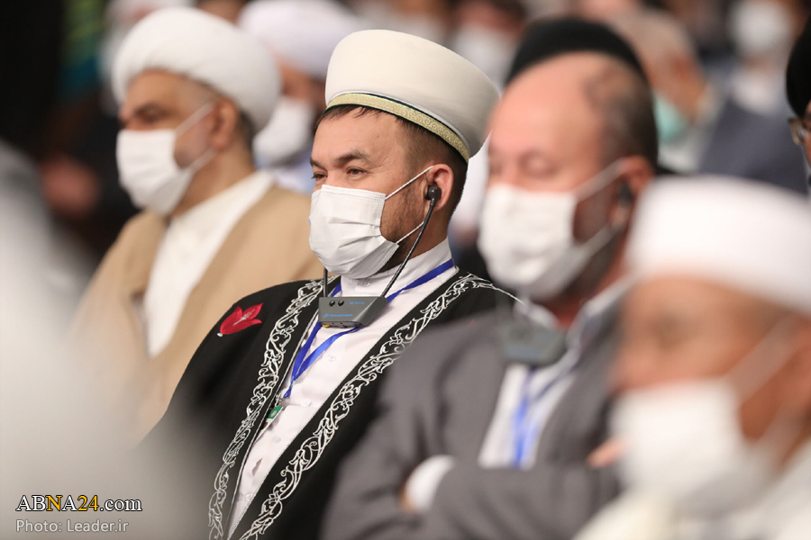 фоторепортаж/Встреча гостей Международной конференции «Исламское единство» с великим лидером Исламской революции