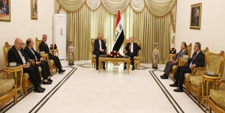 السفير الايراني ببغداد يلتقي الرئيس العراقي الجديد