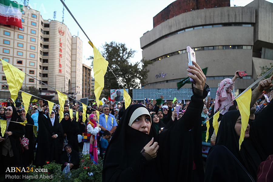 Фоторепортаж/ Торжественное собрание по случаю празднования дня рождения Пророка (С.А.С) на площади Валиаср, Тегеран