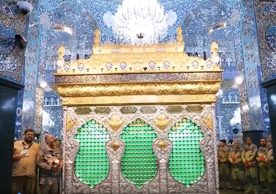 إنجاز الشُباك الجديد لمرقد السيدة زينب عليها السلام