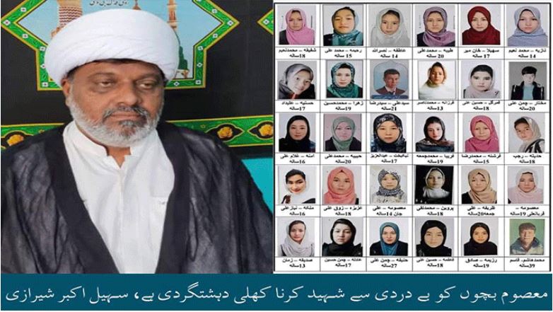 معصوم بچوں کو بے دردی سے شہید کرنا کھلی دہشتگردی ہے، سہیل اکبر شیرازی