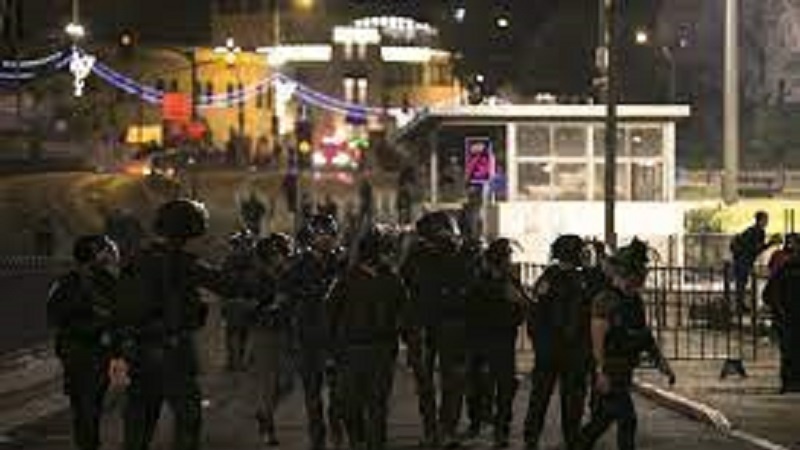 L'attacco notturno dell'esercito sionista in Cisgiordania