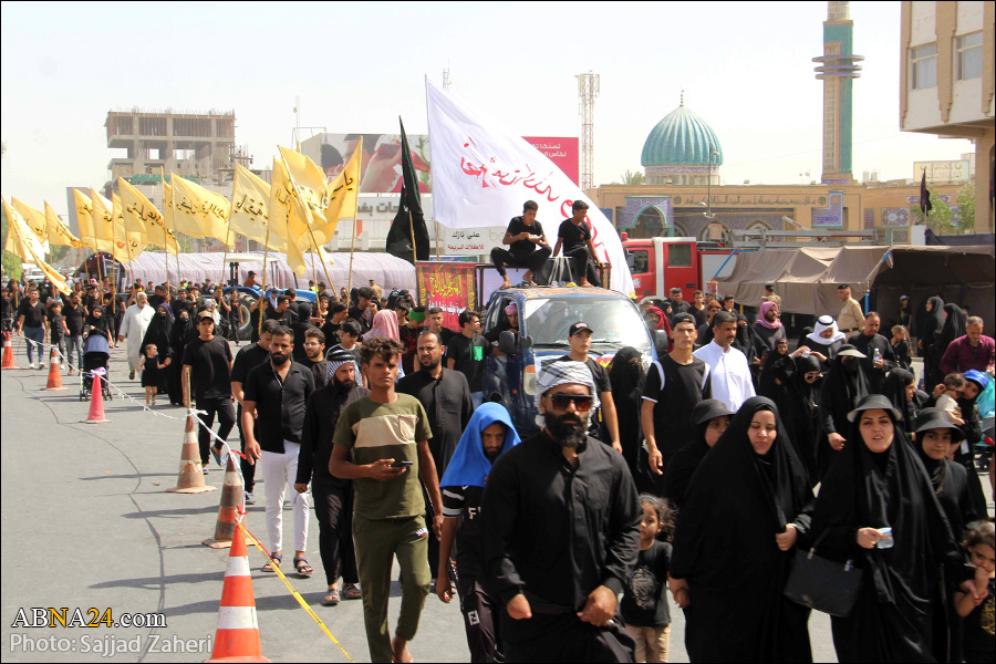 تقرير مصور / زوار مدن العراق يفدون الى النجف الأشرف لعزاء بوفاة النبي الأعظم (ص) - 2