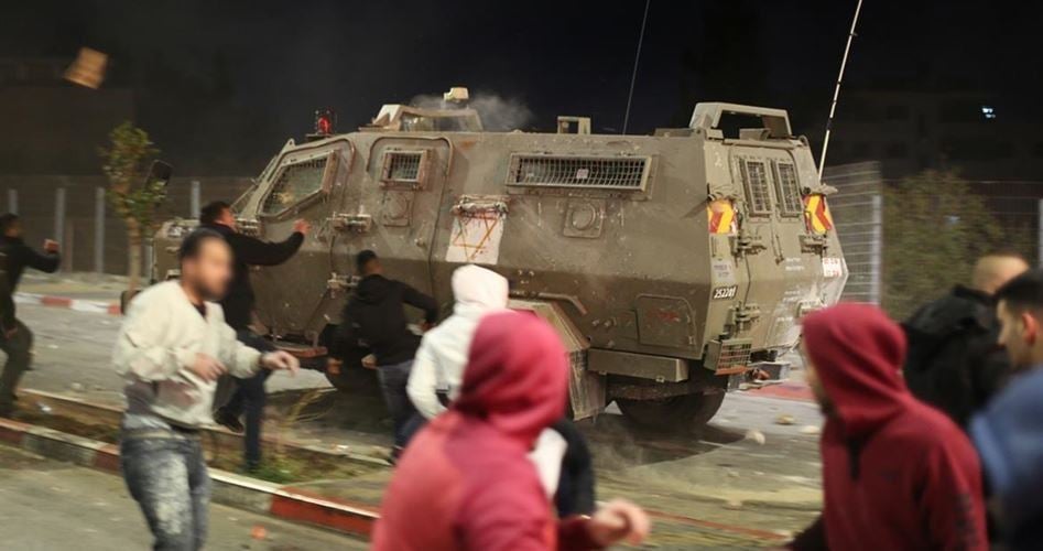 Three Israeli terrorist policemen allegedly injured in Shuafat clashes