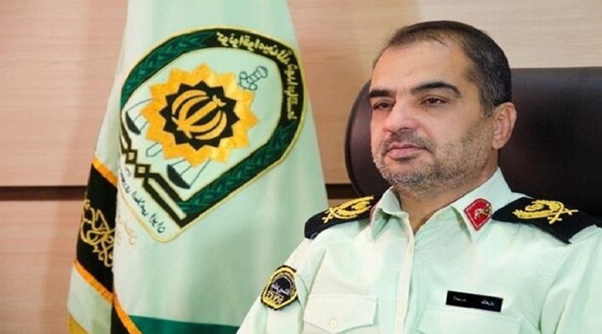 قائد قوى الامن الداخلي في سيستان وبلوشستان يعلن ضبط 15 قطعة سلاح