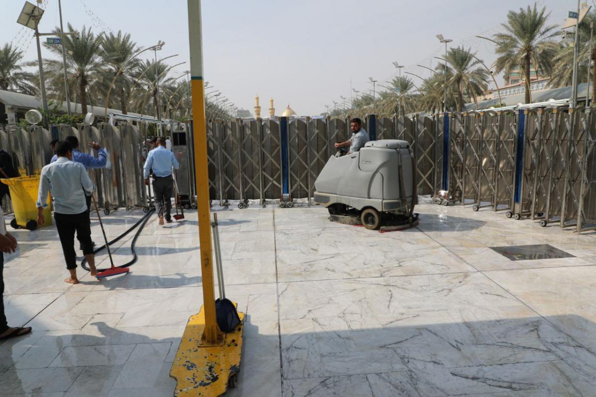 A vast clean-up campaign for area between two sacred shrines (+Photos)