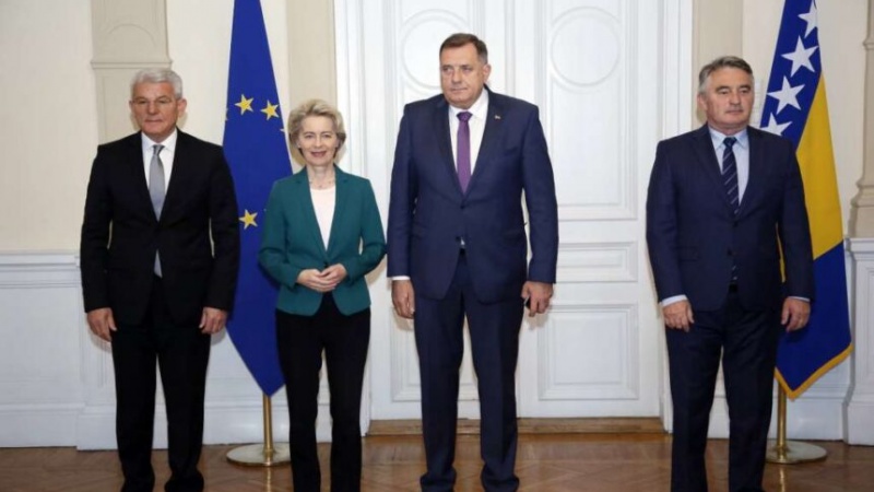 Ursula von der Leyen se sastala sa članovima Predsjedništva BiH