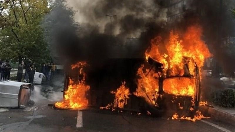Маштабный ущерб, нанесенный участниками беспорядков в Иране